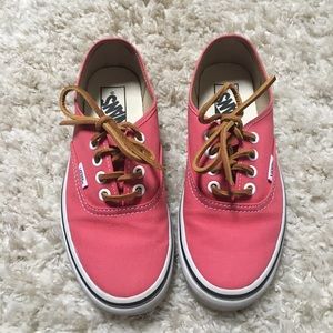 Pink Vans: women’s 5.5 or kids 4